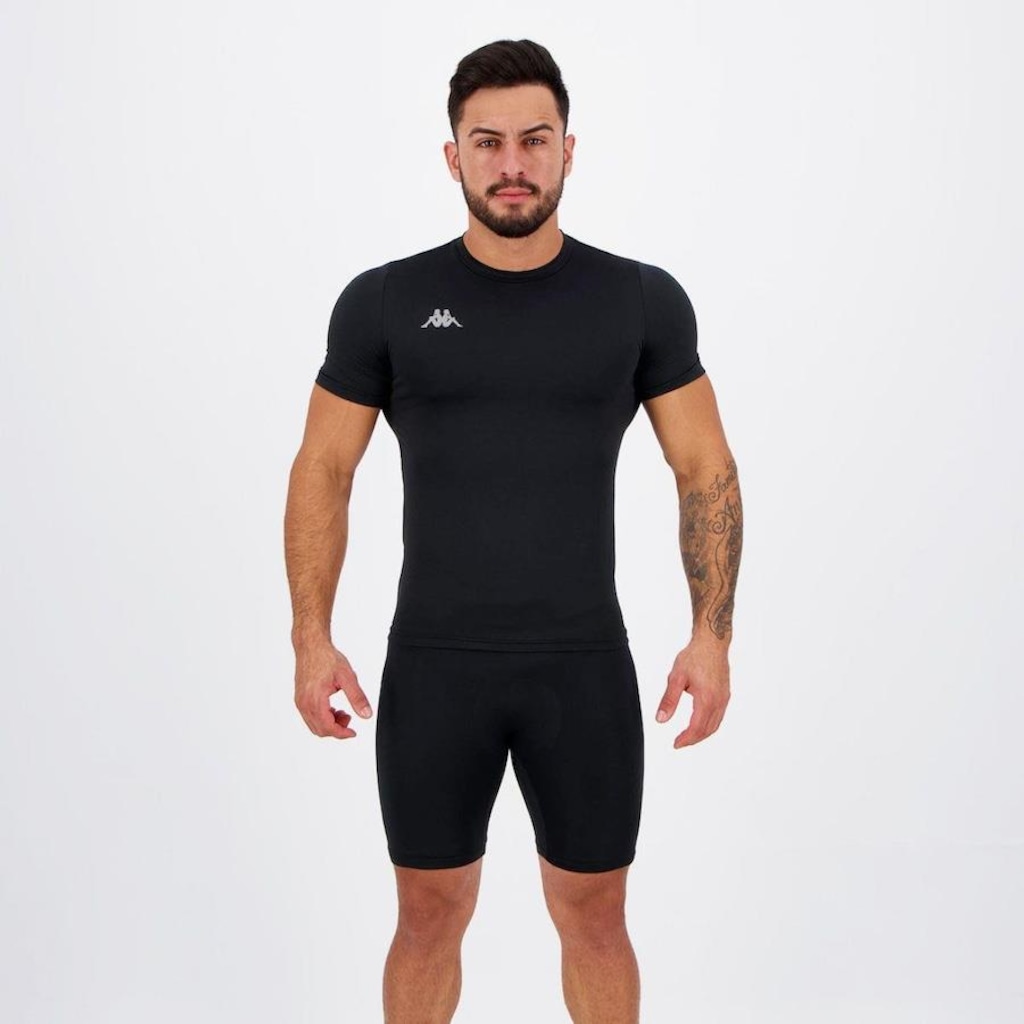 Imagem 2 do produto Kit Kappa: Camiseta Térmica + Bermuda - Masculino