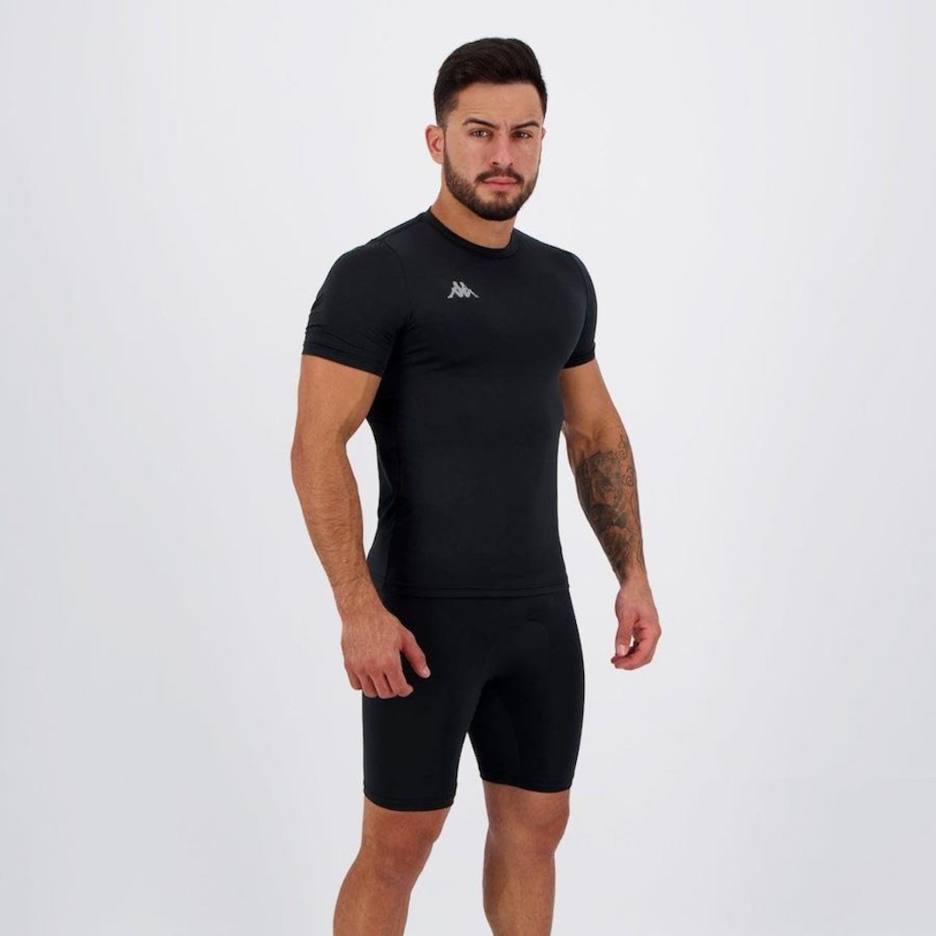 Imagem 3 do produto Kit Kappa: Camiseta Térmica + Bermuda - Masculino