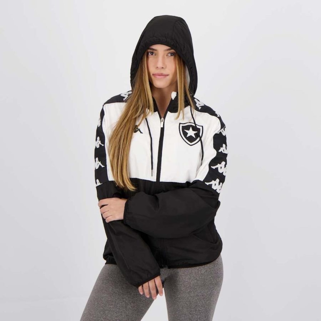 Imagem 2 do produto Jaqueta Corta Vento do Botafogo 2021 Kappa - Feminina
