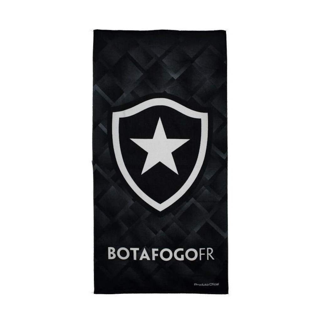 Toalha de Banho do Botafogo Bouton Veludo Escudo