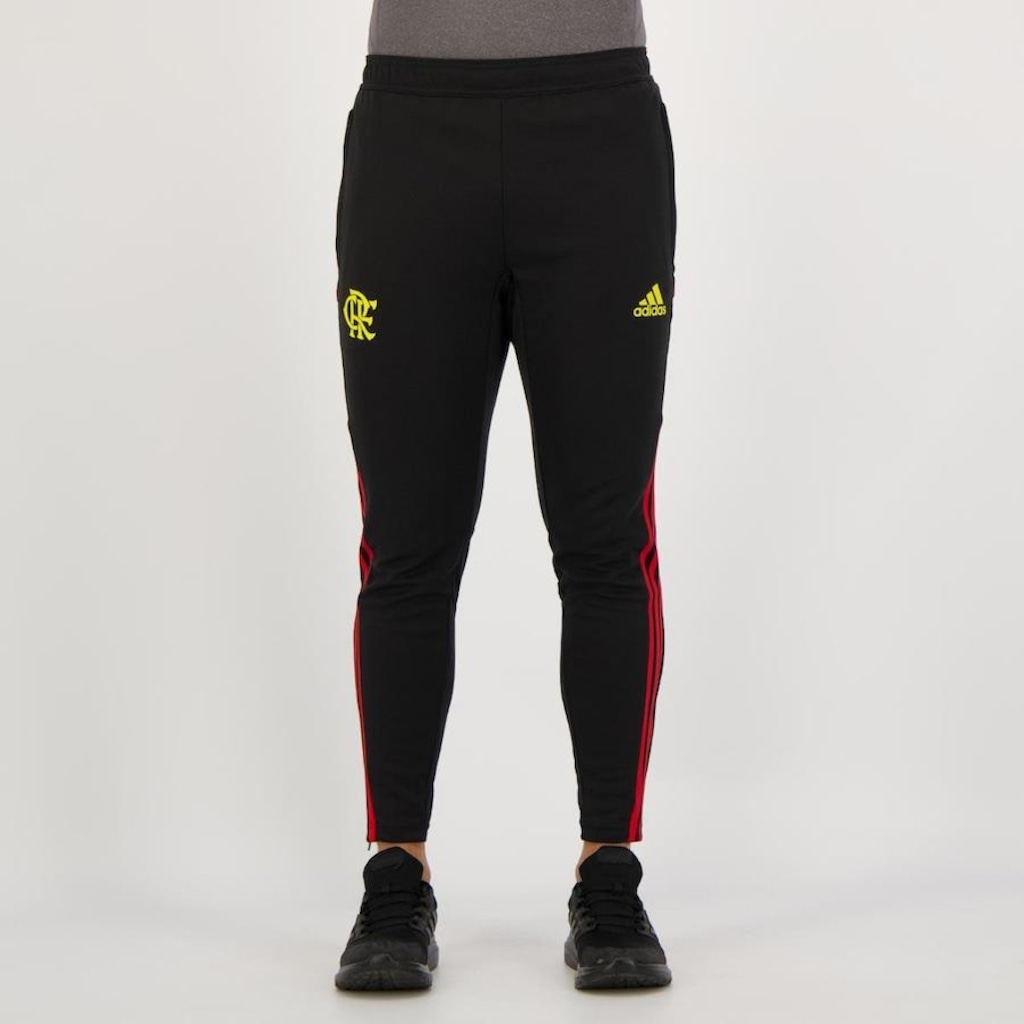 Calça adidas Flamengo Treino Viagem 2022 - Masculina - Foto 1