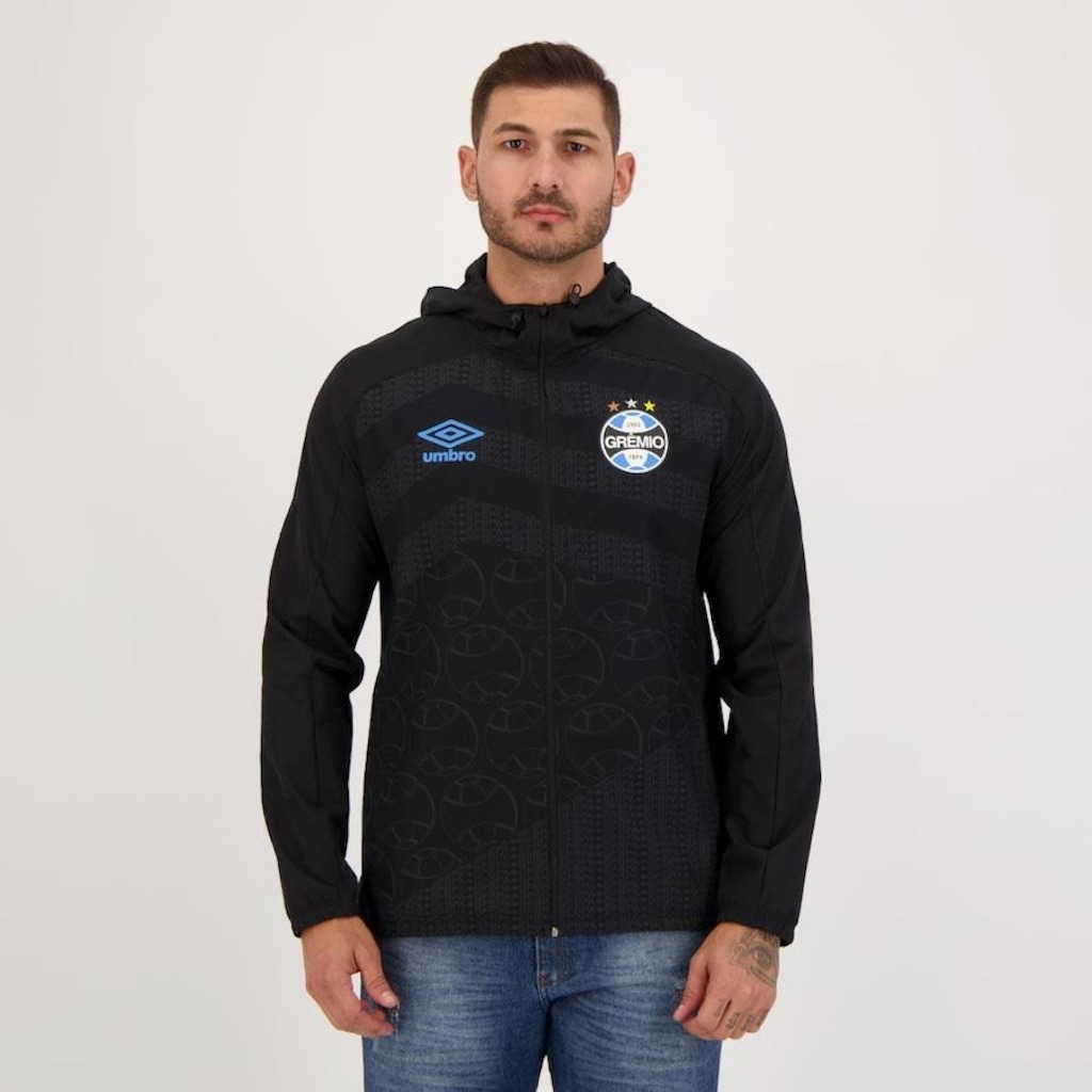 Jaqueta Umbro Corta Vento Grêmio Treino 2022 - Masculina - Foto 1