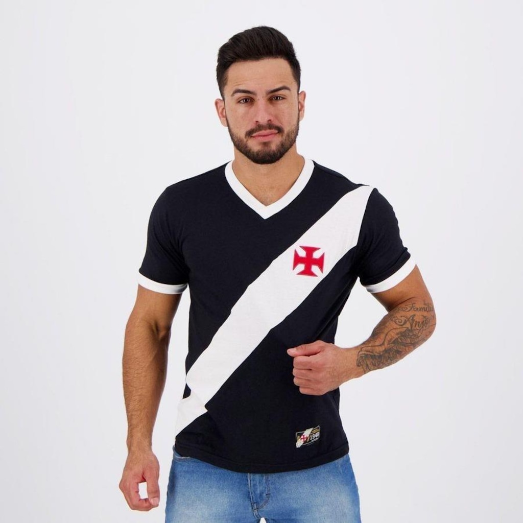 Imagem 5 do produto Camisa do Vasco Da Gama Retrô 1948 - Masculina