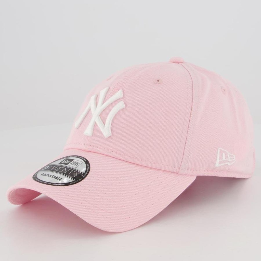Boné Aba Curva New Era 920 New York Yankees ST Pastels Rosa - Strapback - Adulto
