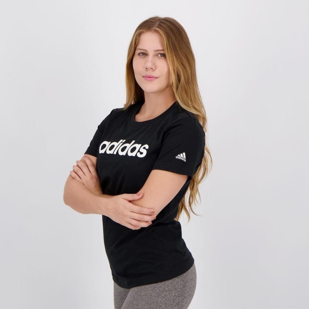 Imagem 2 do produto Camiseta adidas Essentials Slim Logo - Feminina
