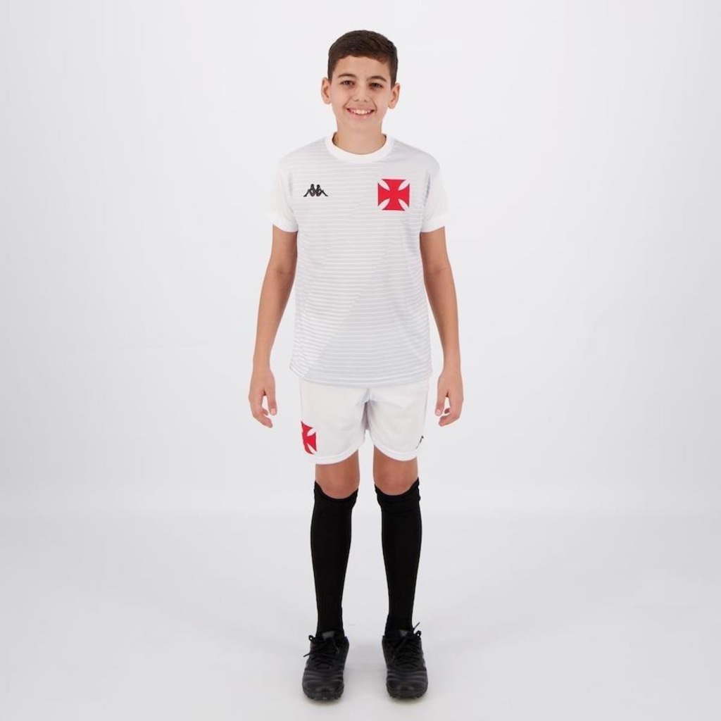 Kit de Uniforme do Vasco Kappa Supporter - Infantil - Foto 1