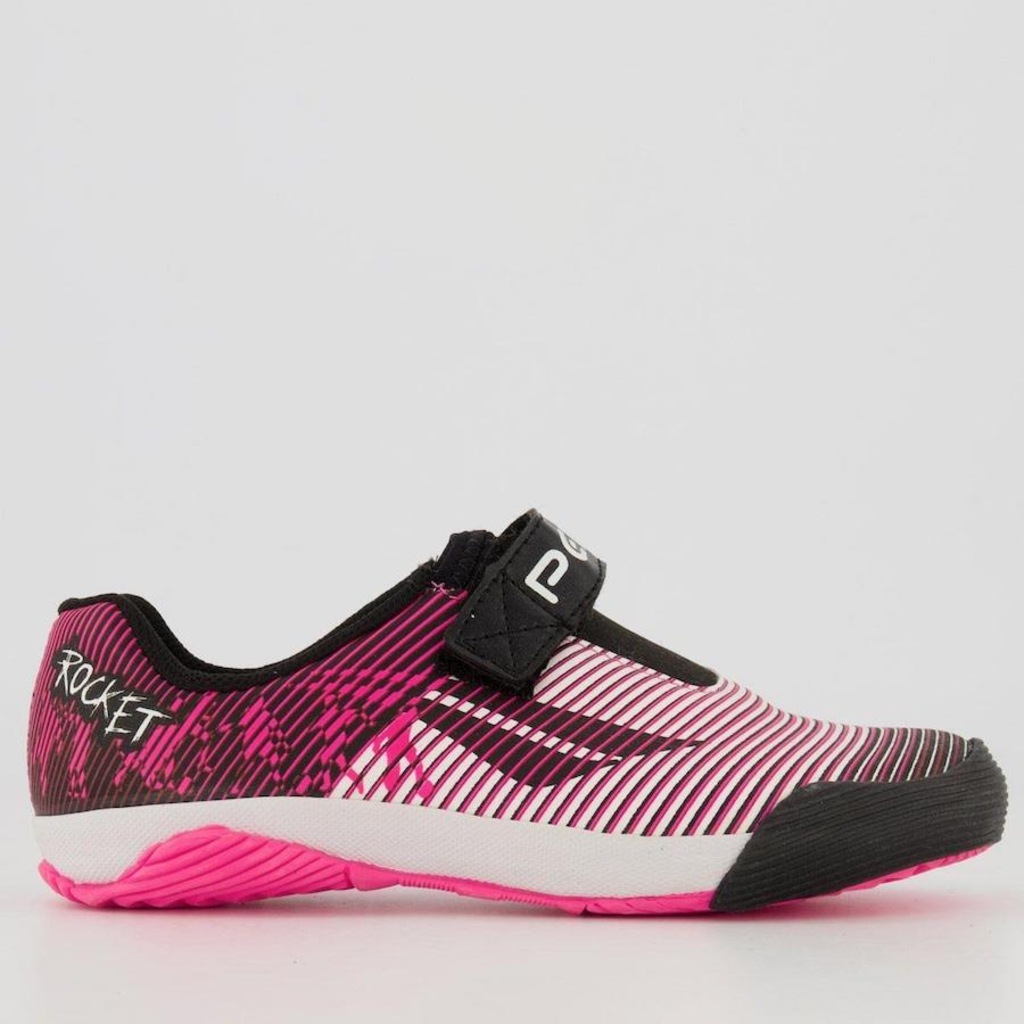Chuteira Futsal Penalty Atf Rocket Velcro Ix - Infantil - Foto 1