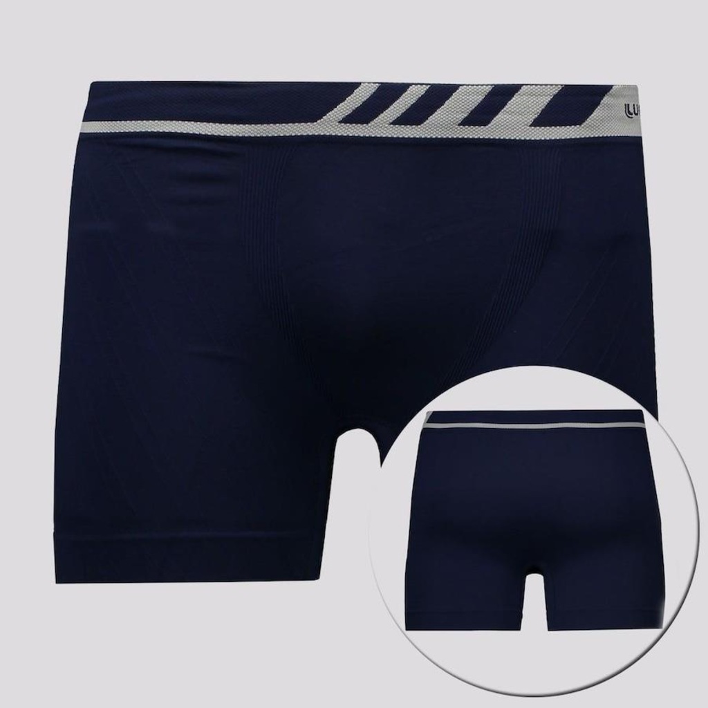 Imagem 3 do produto Kit de Cuecas Boxer Lupo Microfibra com 10 Unidades - Adulto
