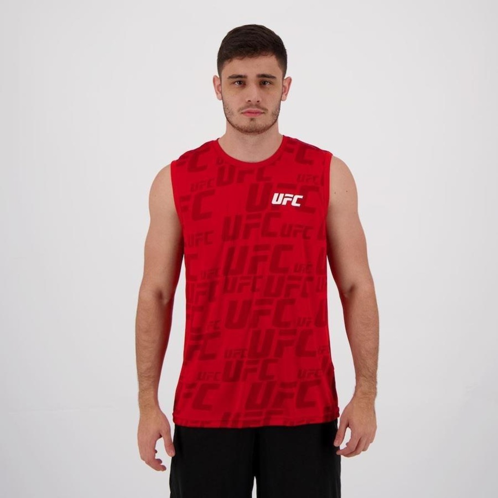 Camiseta Regata UFC Full Print - Masculina - Foto 1