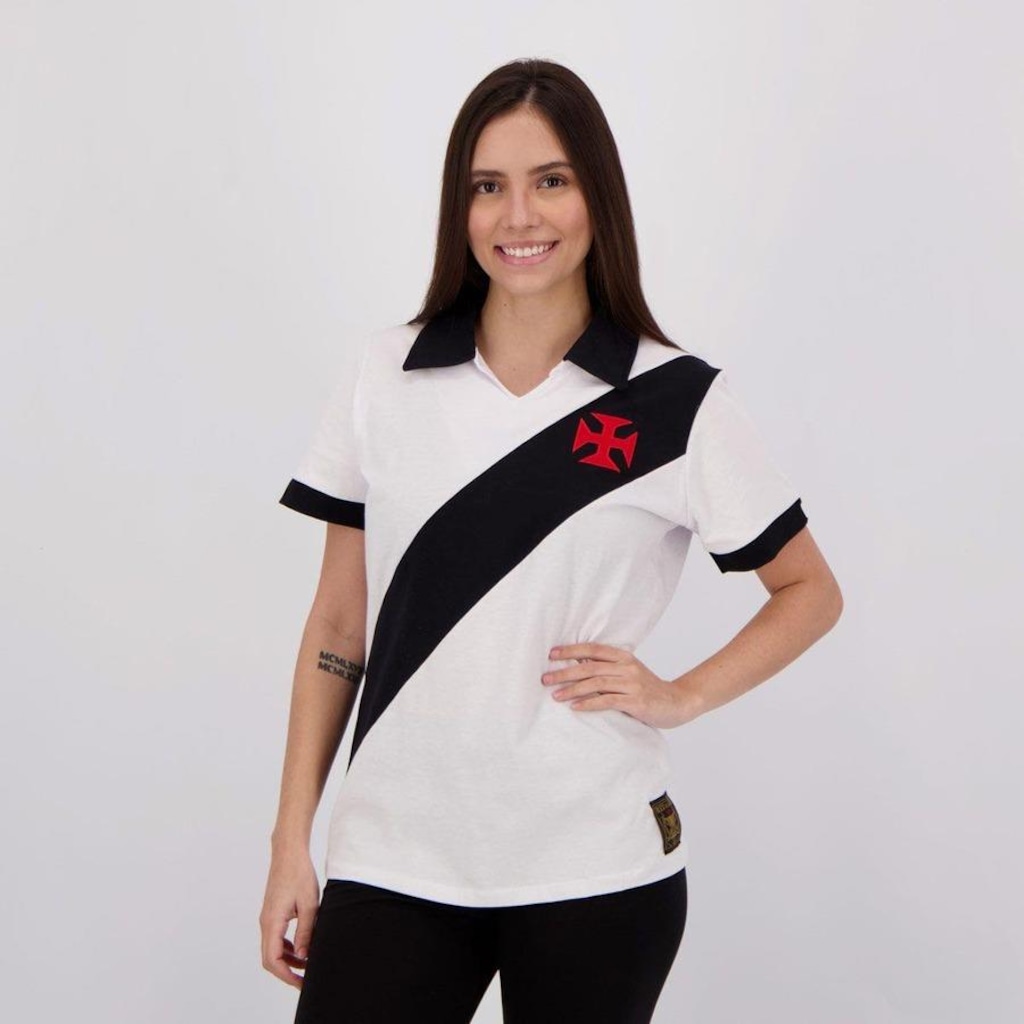 Camisa Polo do Vasco da Gama Paris - Feminina