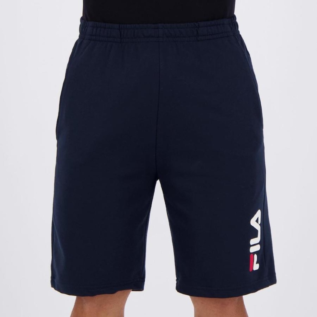 Bermuda Moletom Fila Practical - Masculina - Foto 1