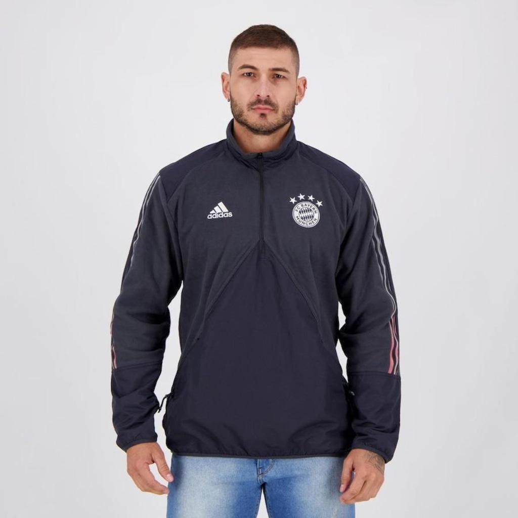 Jaqueta Bayern de Munique Viagem adidas - Masculina - Foto 1