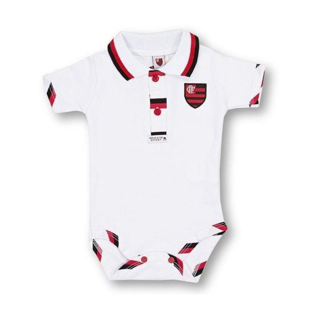 Body Polo do Flamengo Reve Dor Shield - Infantil
