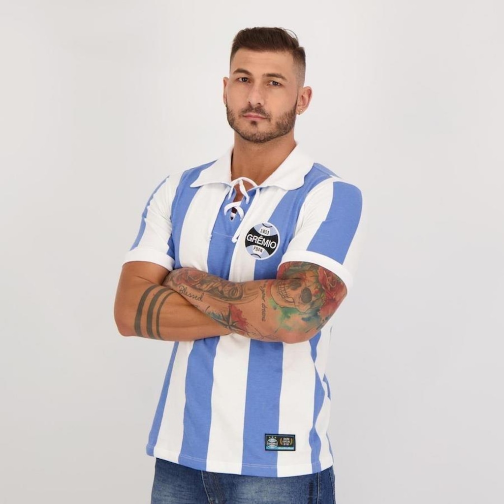 Imagem 2 do produto Camisa do Grêmio Retrô 1917 - Masculina