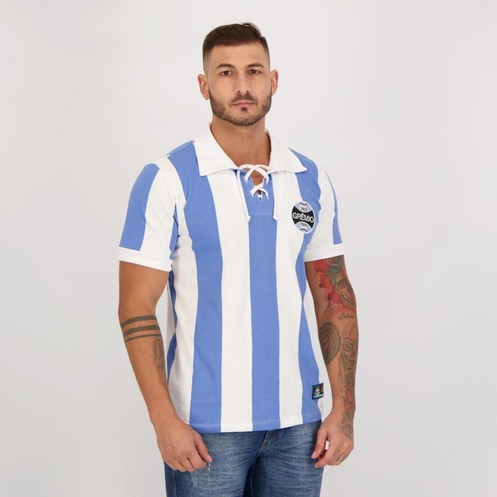 Imagem 5 do produto Camisa do Grêmio Retrô 1917 - Masculina