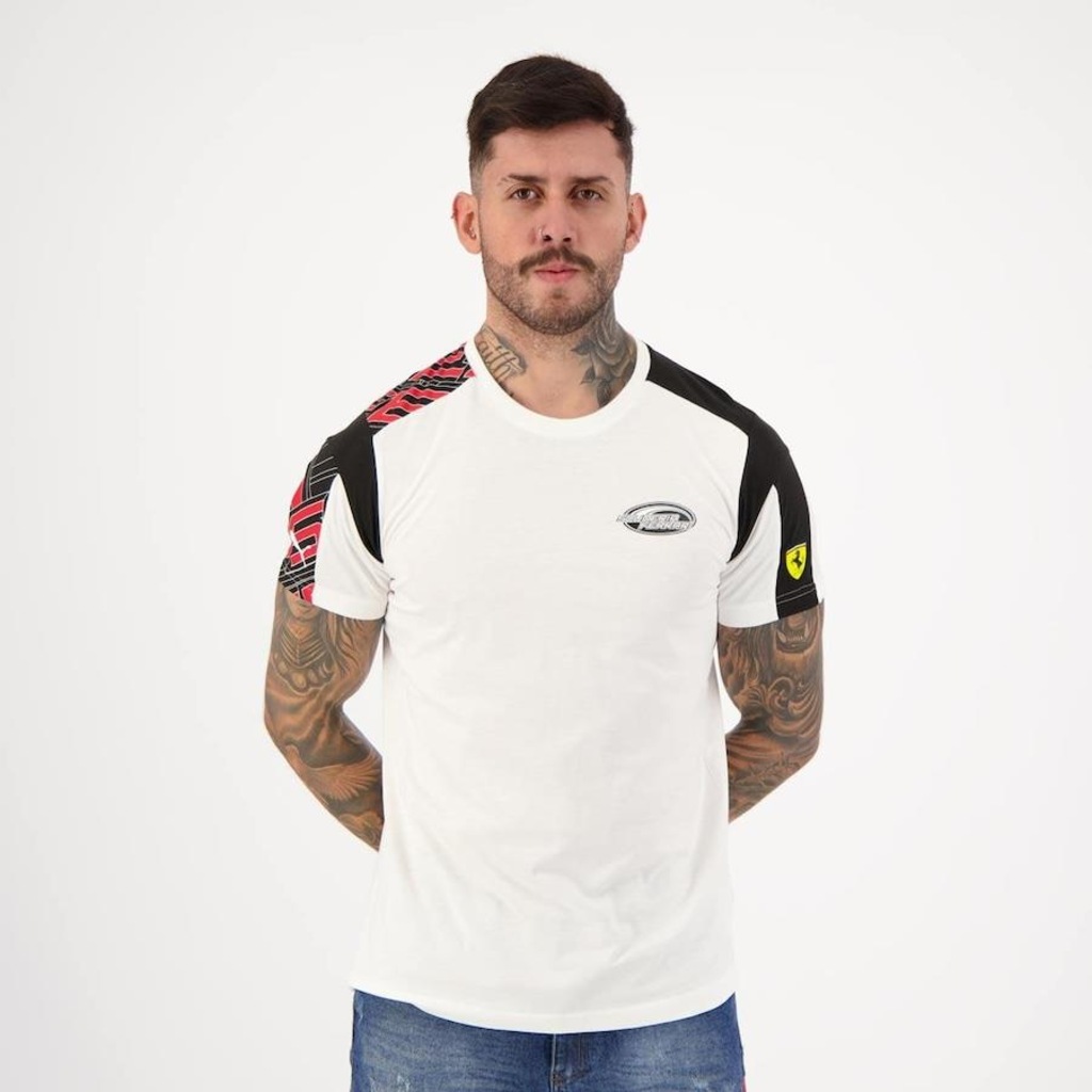 Camiseta Puma Scuderia Ferrari Race T7 - Masculina - Foto 1