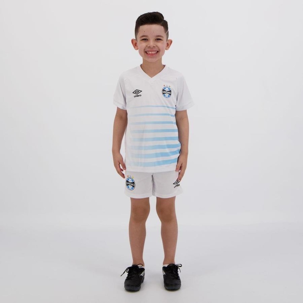 Kit de Uniforme do Grêmio Umbro II 2021 - Infantil - Foto 1