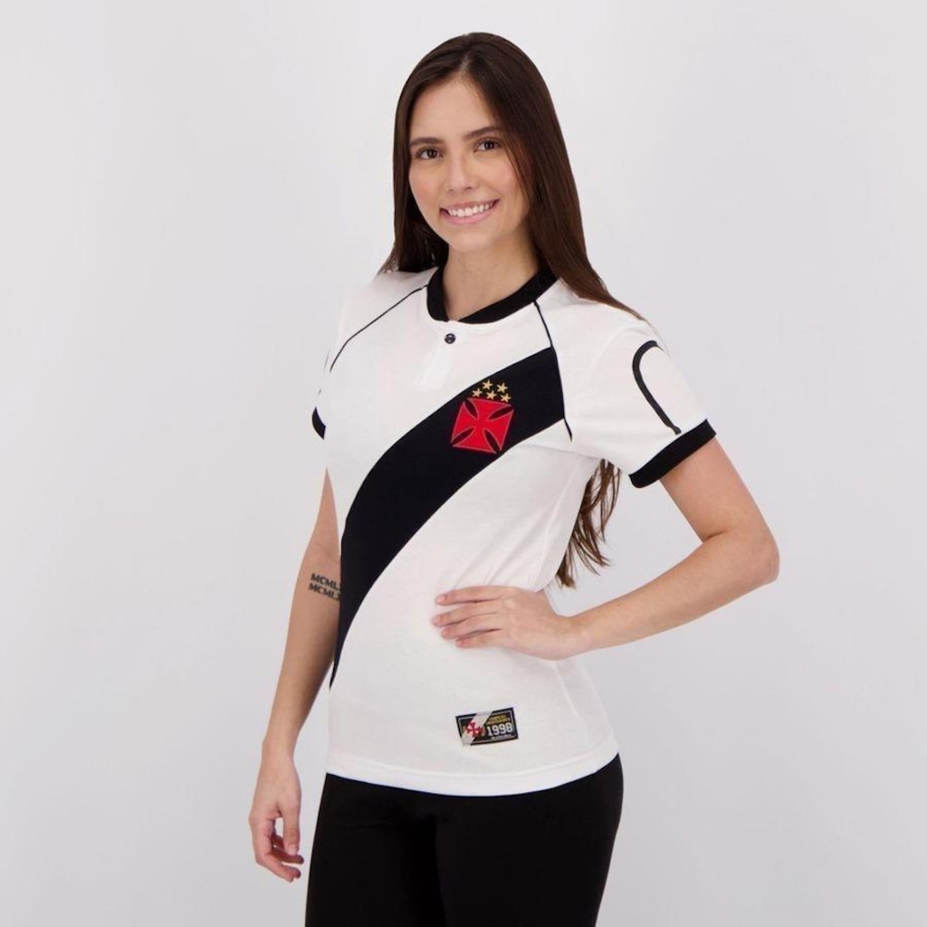 Imagem 5 do produto Camisa do Vasco Retrô 1998 Feminina
