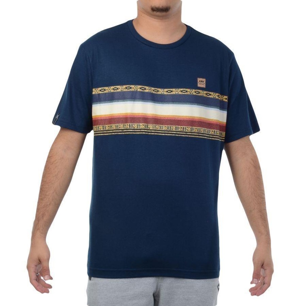 Camiseta Hd Listred Basic Silk - Masculina - Foto 1