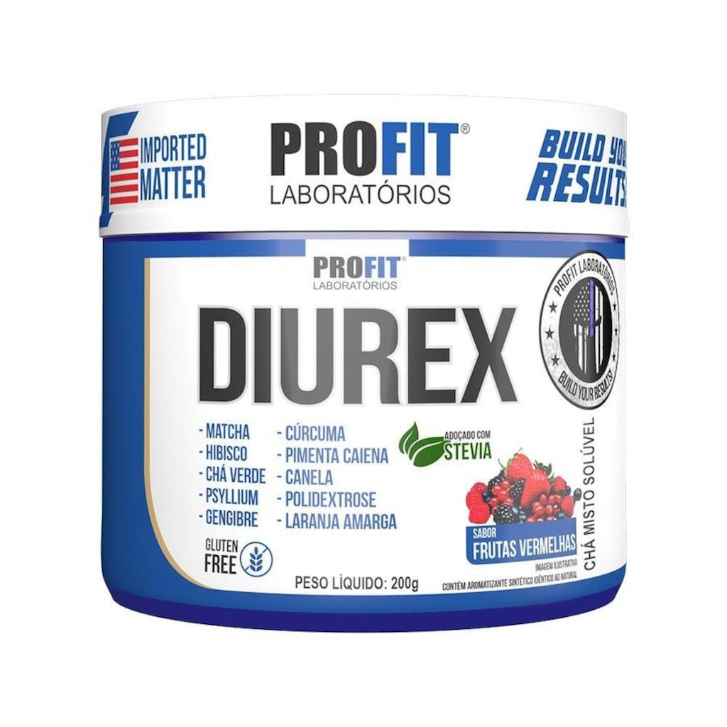 Diurex Diurético Termogênico Profit - Frutas Vermelhas - 200g - Foto 1