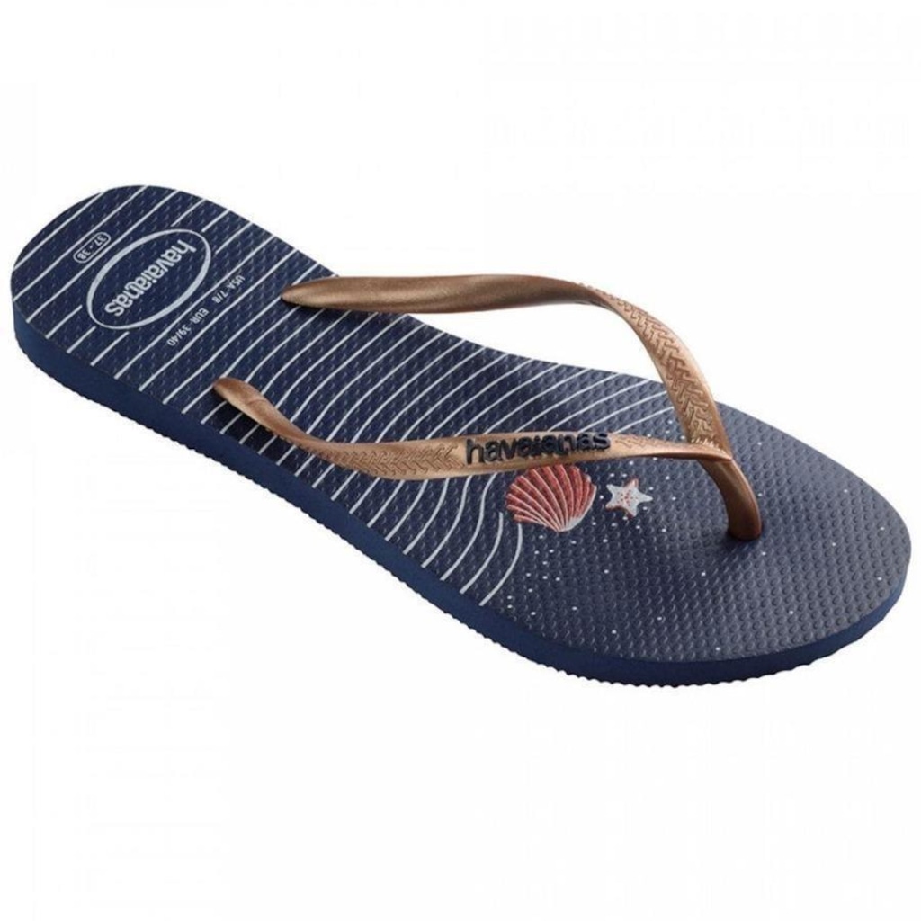 Chinelo Havaianas Slim Nautical - Feminino - Foto 1