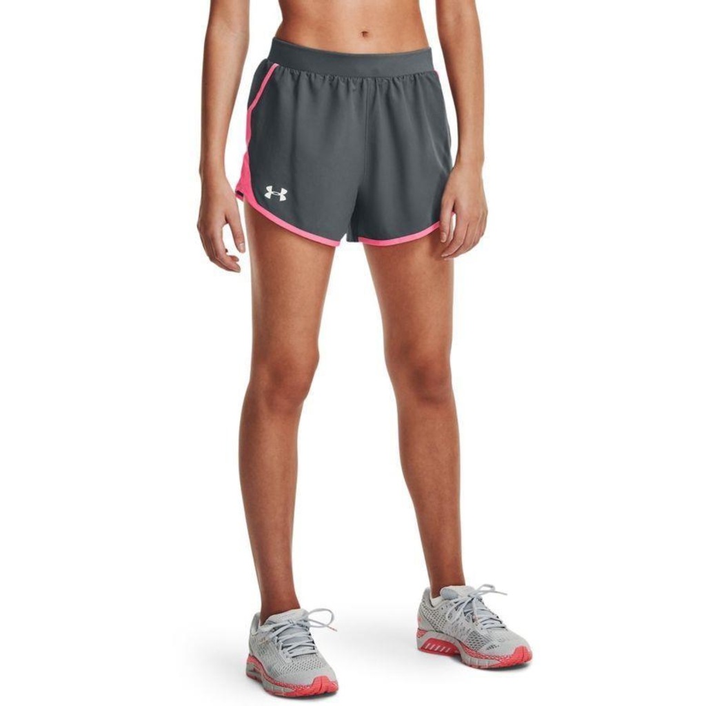 Shorts Under Armour Fly-By 2.3 - Feminino - Foto 1