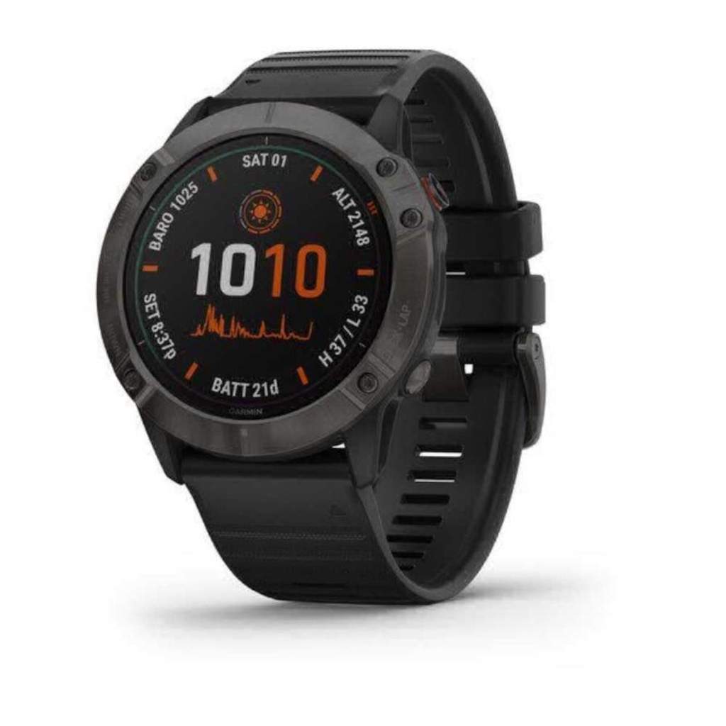 Monitor Cardíaco Garmin Fenix 6x Pro Solar - Foto 1