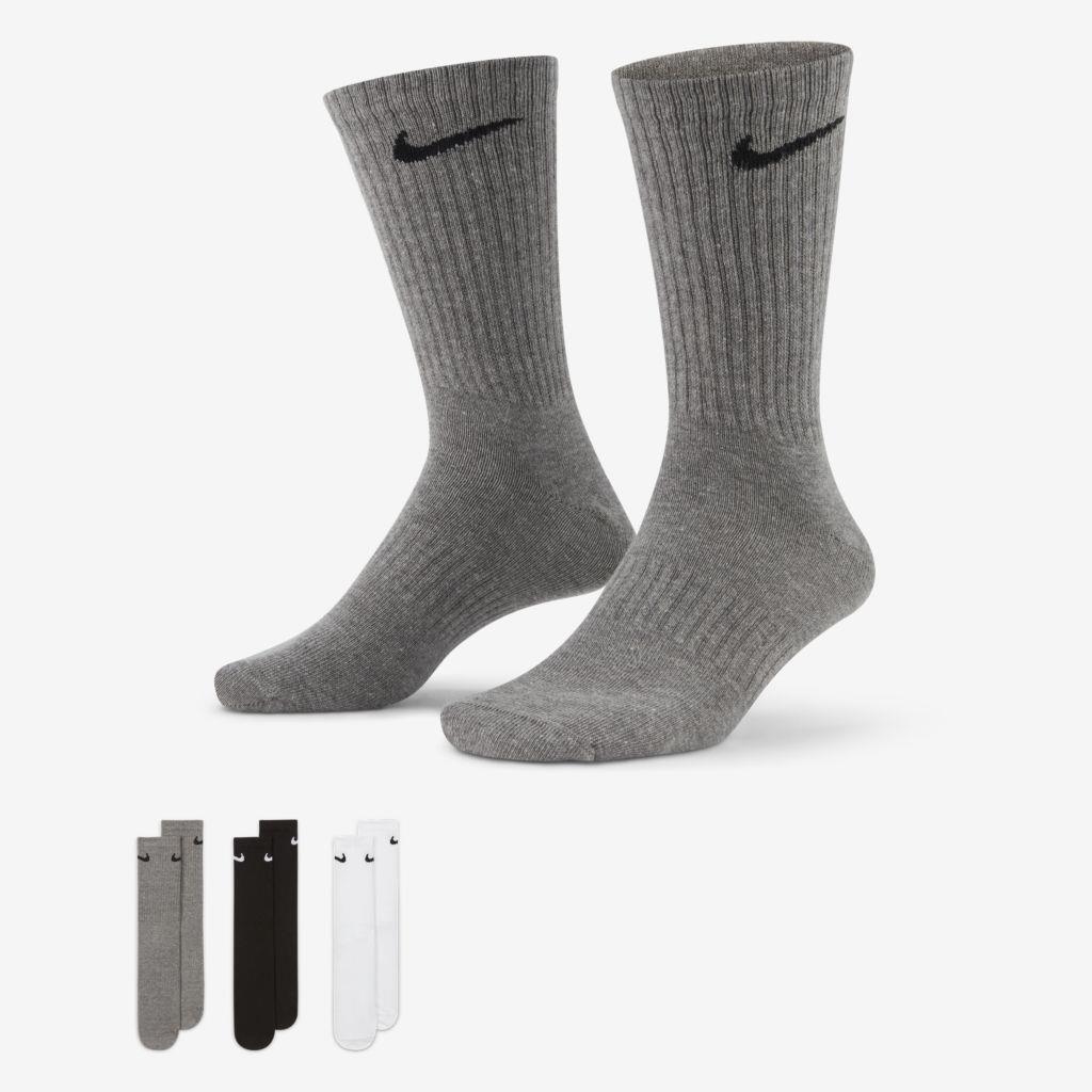 Kit de Meias Cano Alto Nike Everyday Lightweight - Adulto - 3 Pares - Foto 1