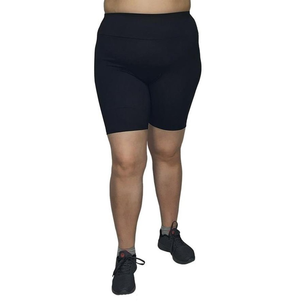 Bermuda Selene Suplex Básica Plus Size - Feminina