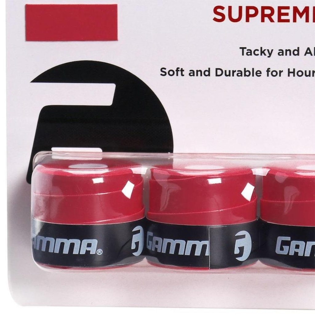 Imagem 2 do produto Overgrip Gamma Supreme com 03 unidades