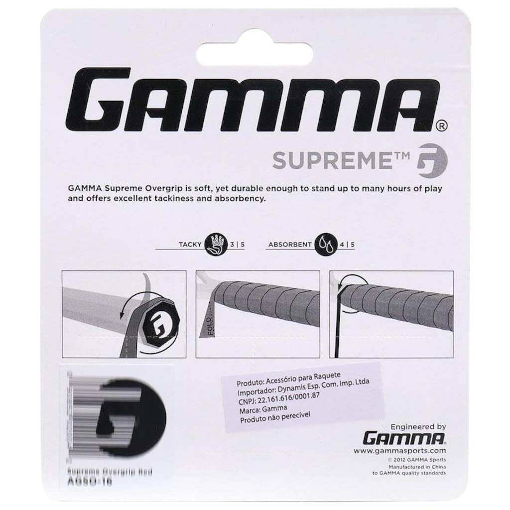 Imagem 4 do produto Overgrip Gamma Supreme com 03 unidades
