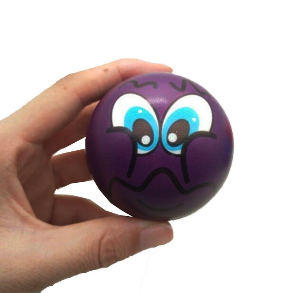 Imagem 2 do produto Bolinha Fortalecedora Gold Sports Emoji e Anti-Stress Soft