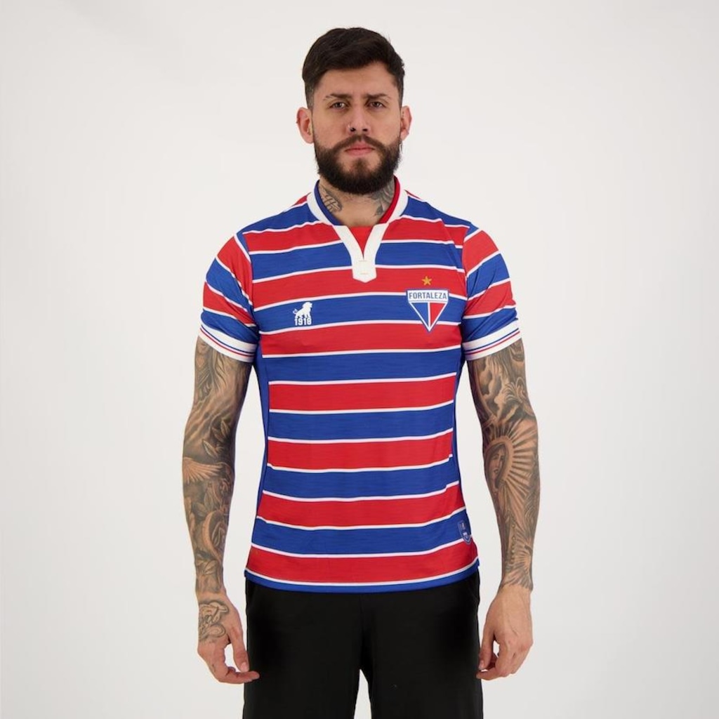 Camisa Leão 1918 Fortaleza I 2022 - Masculina - Foto 1