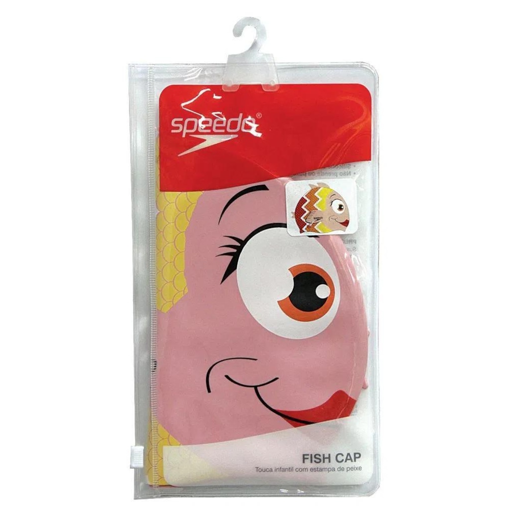 Imagem 2 do produto Touca de Natação Speedo Fish Cap Silicone Lisa - Infantil