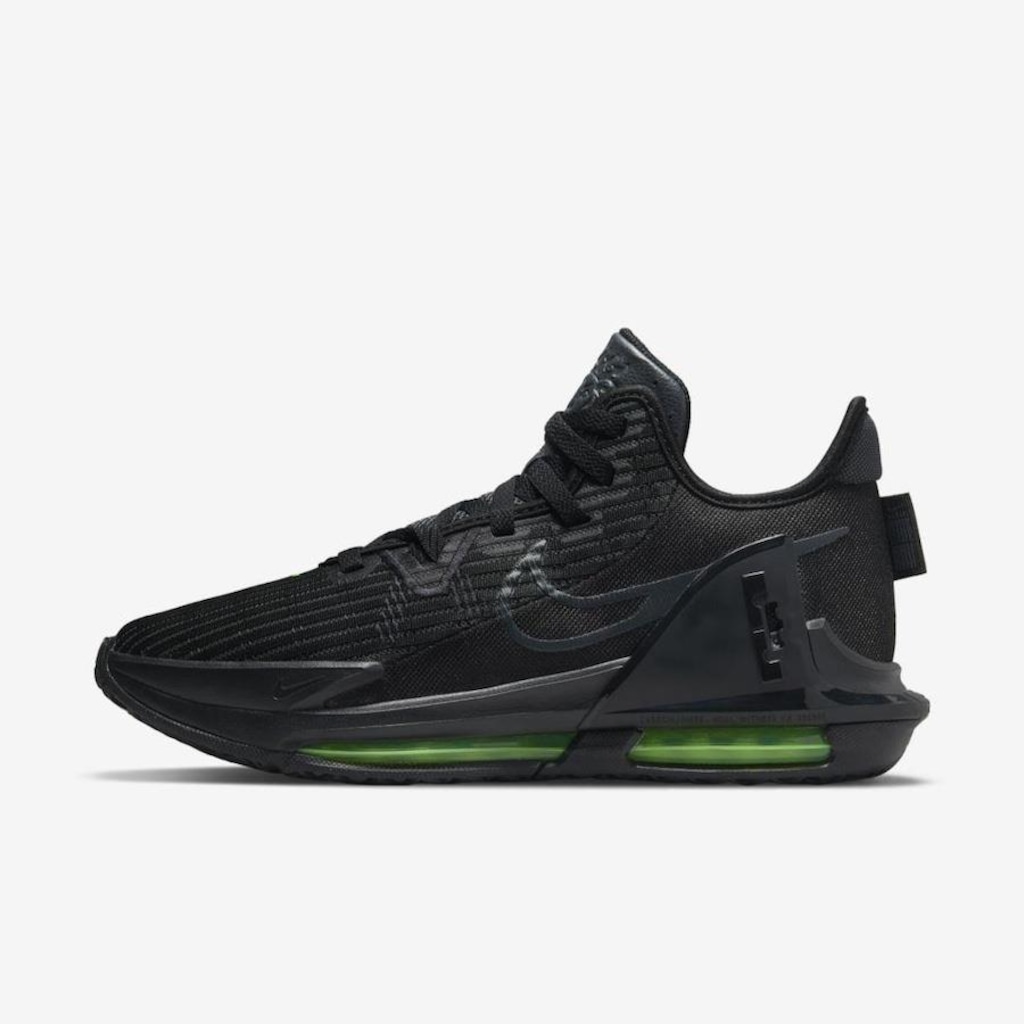 シューズ(男性用) NIKE LEBRON WITNESS 6EP 'BLACKVOLT' 26.5 Tênis Nike LeBron Witness 6 - Masculino | Centauro