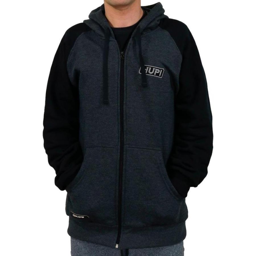 Jaqueta de Moletom com Capuz HUPI - Masculino