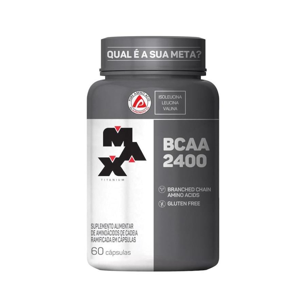 Bcaa 2400mg Max Titanium - 60 Cápsulas - Foto 1