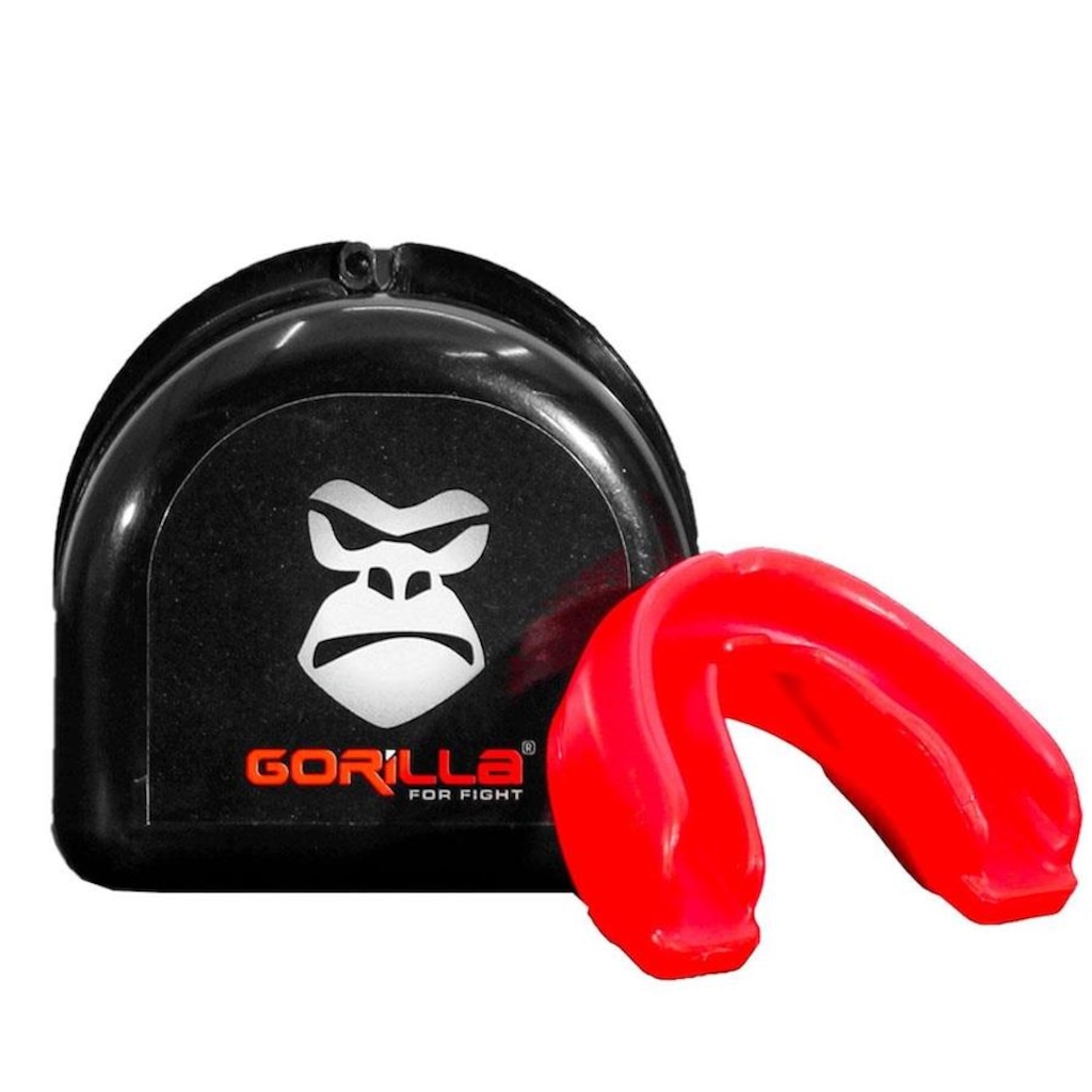 Imagem 3 do produto Luva De Boxe 12 Oz Muay Thai Adulto + Bandagem 3 Metros + Protetor Bucal + Bolsa Transversal Gorilla