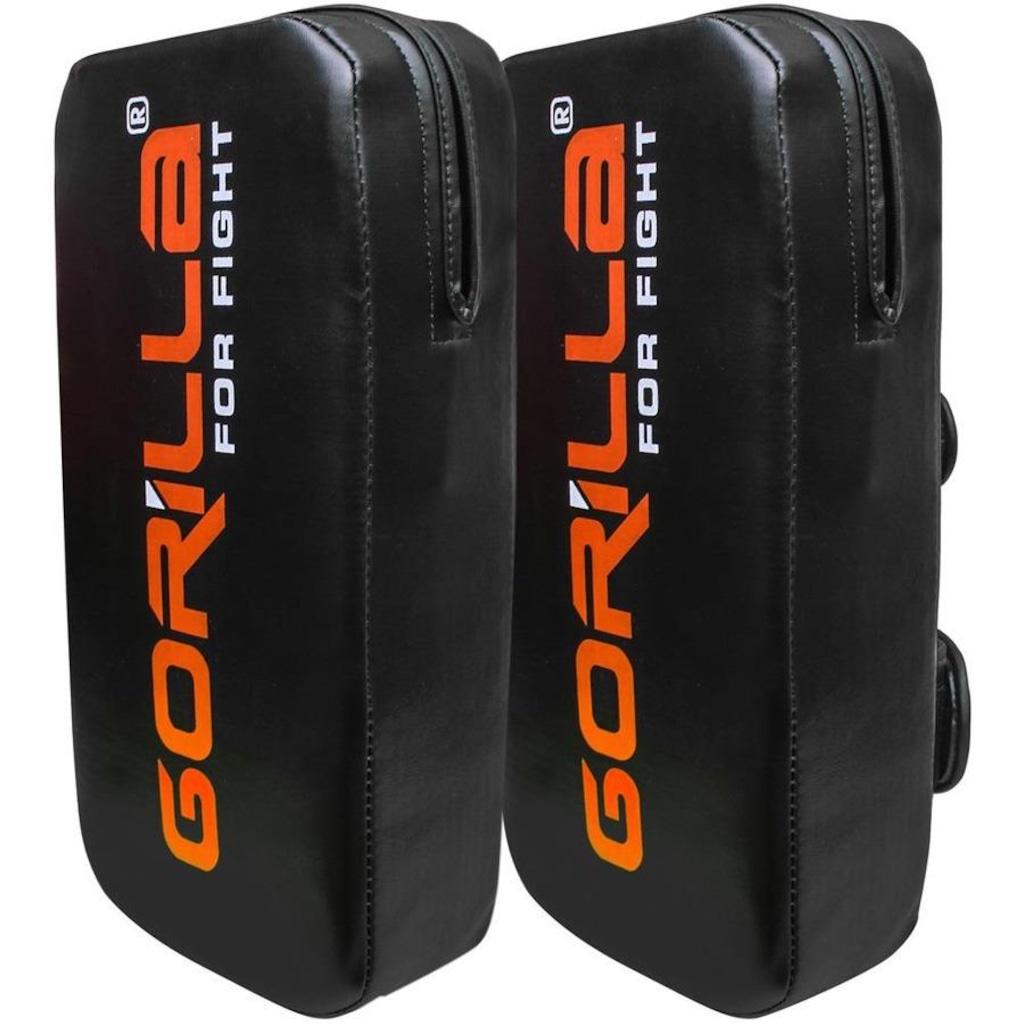 Imagem 5 do produto Kit Luva de Boxe 12oz Profissional Gorilla + Luva Manopla Aparador Escudo de Chute Boxe - Adulto