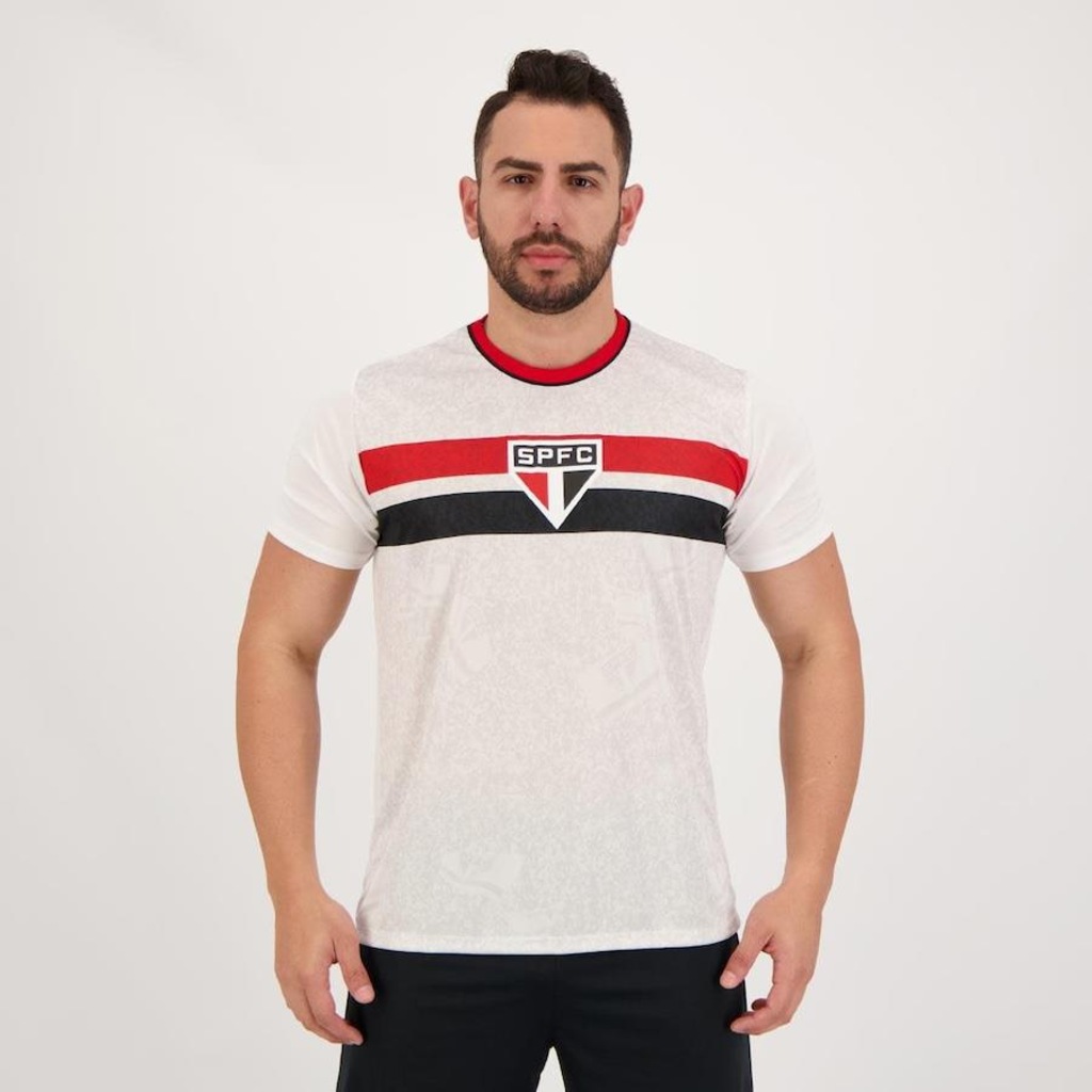 Camisa São Paulo Futfanatics Vivid - Masculina - Foto 1