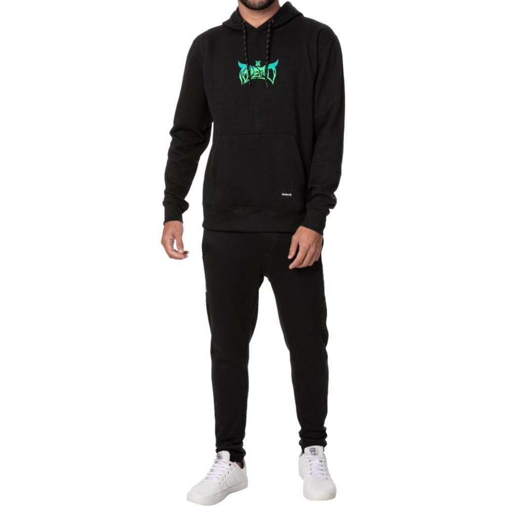 Imagem 5 do produto Blusão de Moletom Hurley Canguru Stronger - Masculino