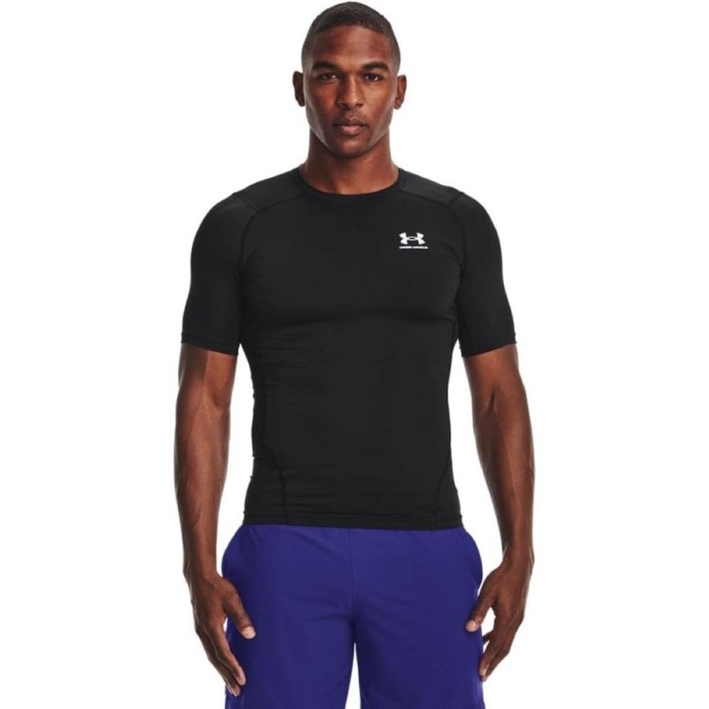 Camisa de Compressão Under Armour HeatGear - Masculina - Foto 1