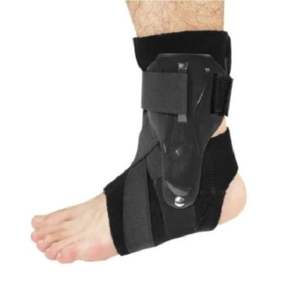 Estabilizador de Tornozelo Aolikes com Talas Laterais e Neoprene - Adulto - Foto 1