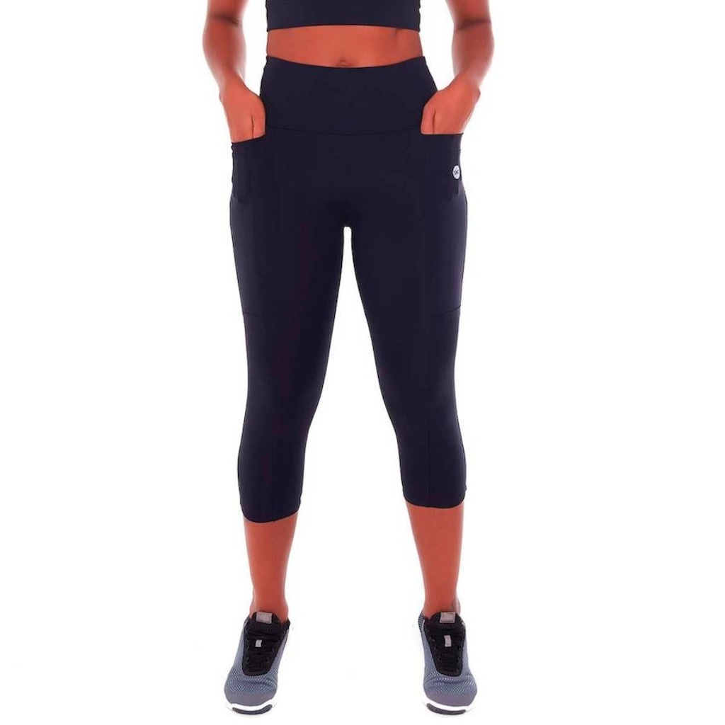 Calça Legging Sandy Fitness Corsário Atletic - Feminina