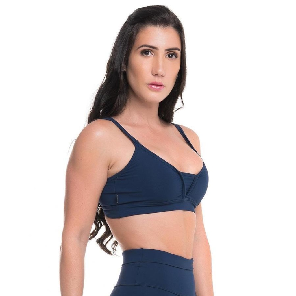 Imagem 2 do produto Top Sandy Fitness Up Marinho Snd Fitness - Feminino