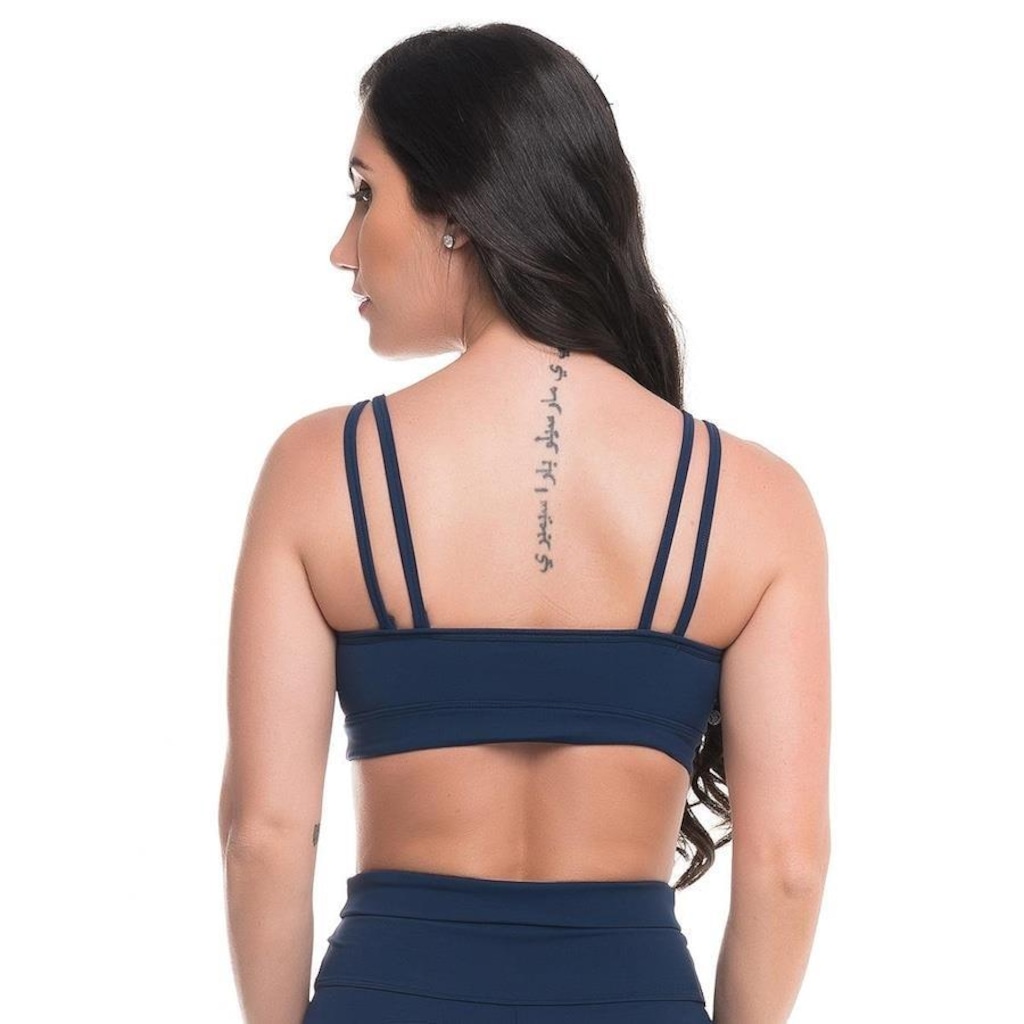 Imagem 3 do produto Top Sandy Fitness Up Marinho Snd Fitness - Feminino