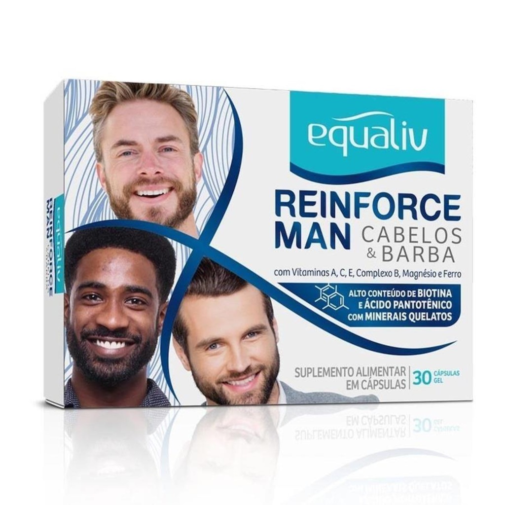 Reinforce Man Equaliv - 30 cápsulas - Foto 1