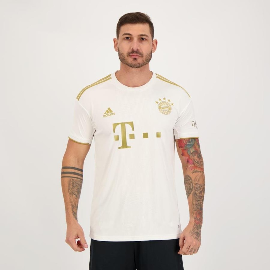 Camisa adidas Bayern Away 2023 - Masculina - Foto 1