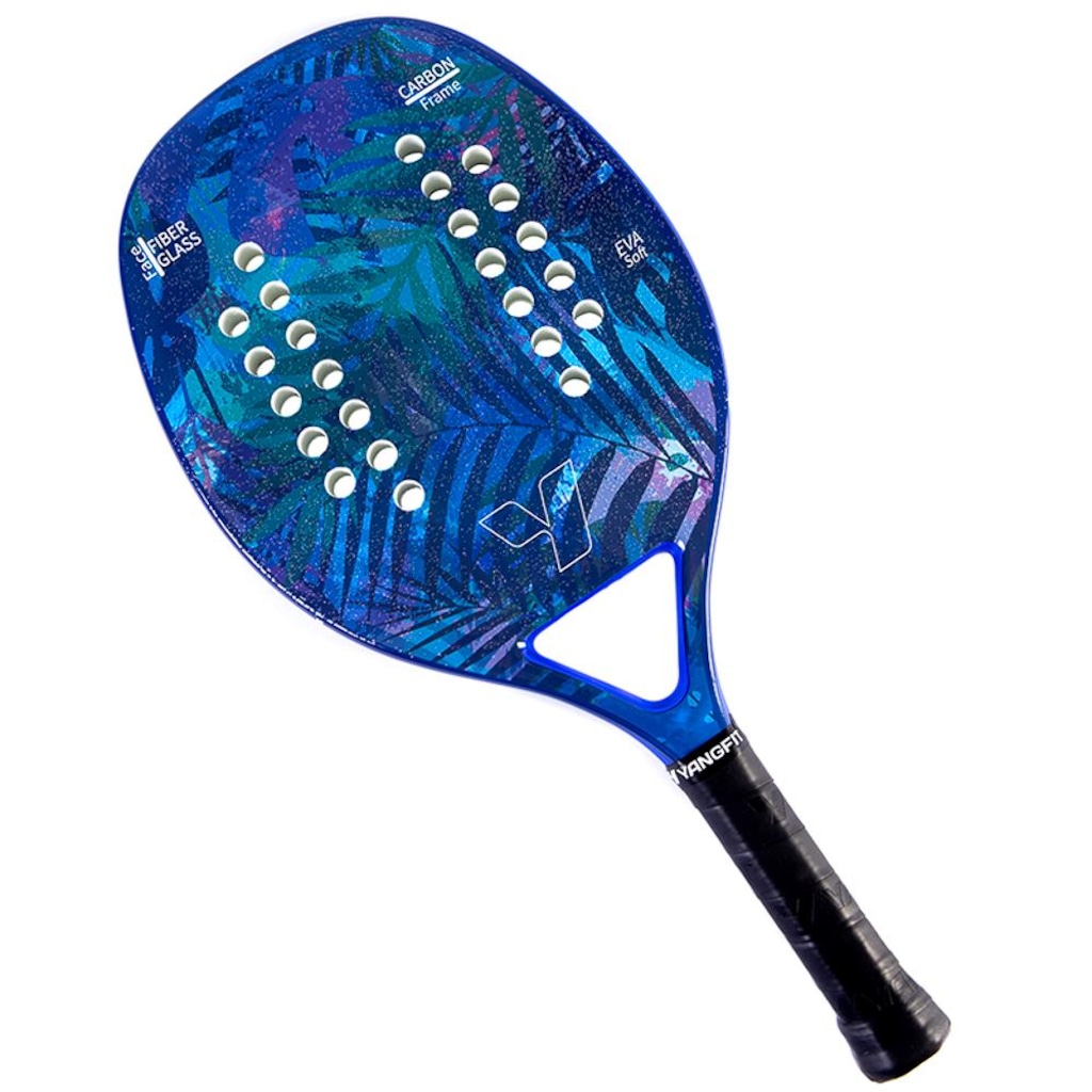 Imagem 2 do produto Raquete de Beach Tennis Yangfit Carbono e Fibra de Vidro