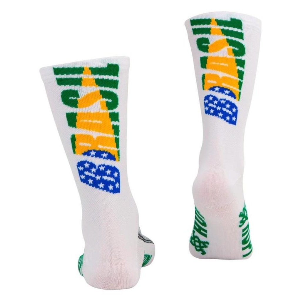 Imagem 2 do produto Meias Cano Alto HUPI Brasil 5.0 - 36 ao 42 - Adulto